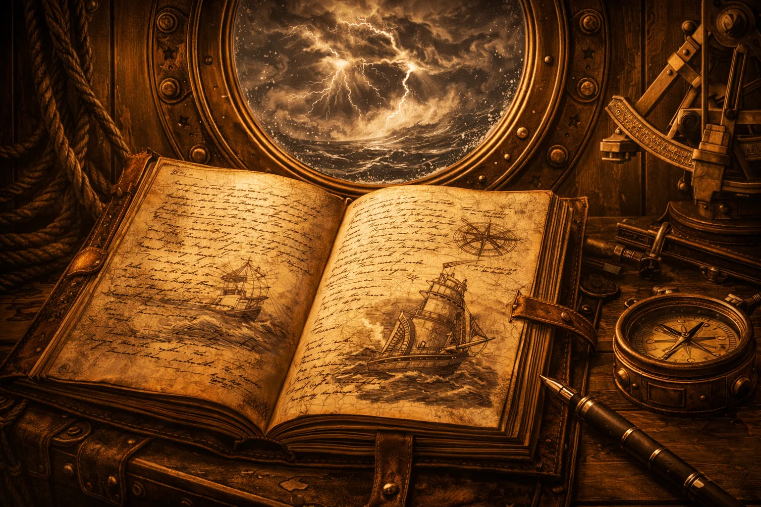 Art deco illustration of historical records